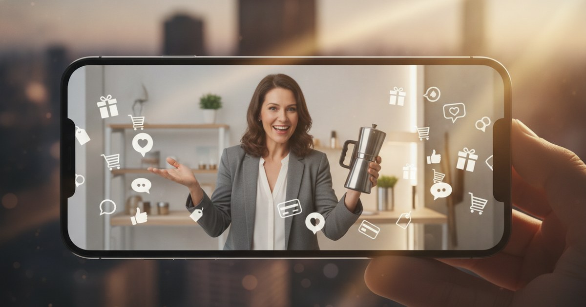 Venda Direto nas Redes Sociais: Ferramentas de Compra e Live Commerce para PMEs