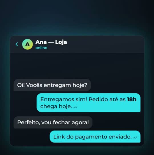 Cena de conversa de mensagens