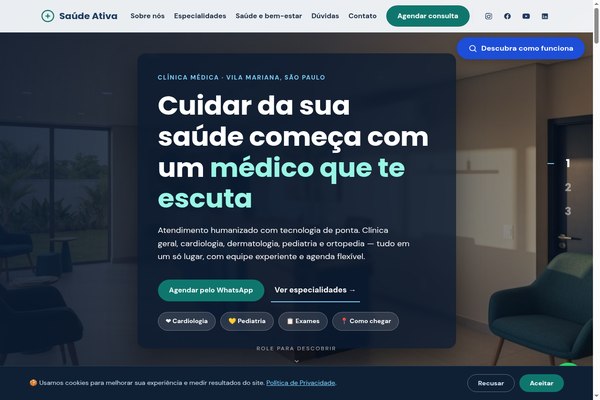 Modelo Clínica Saúde Ativa